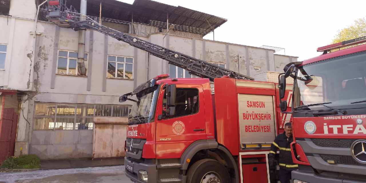 Samsun’daki Halı Fabrikasında Yangın Çıktı: Büyük Hasar Oluştu