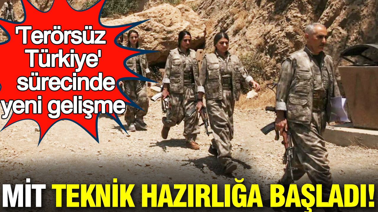 MİT’ten PKK’lılar için Teyit Süreci: Terörsüz Türkiye Adımları Başladı