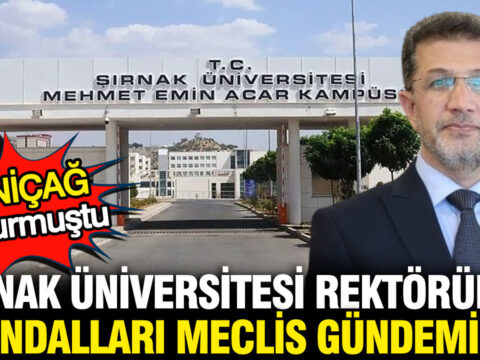 Sirnak universitesi rektorunun skandallari meclis gundeminde yenicag duyurmustu HheJn9aw